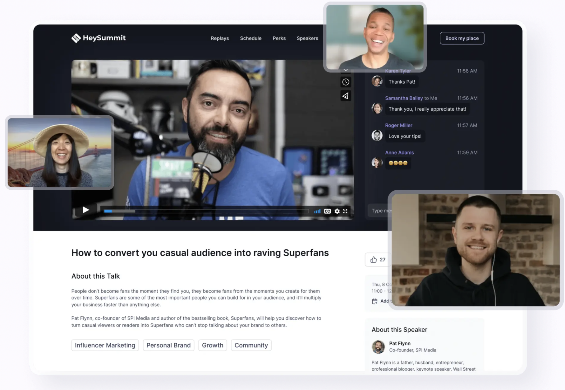 HeySummit screenshot